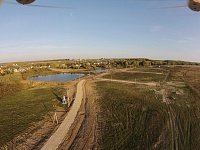 Вид на озера и поселок Зазеркалье с квадрокоптера